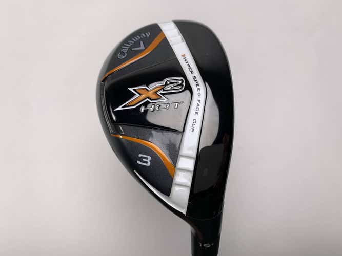 Callaway X2 Hot 3 Hybrid 19* UST Mamiya Recoil 460 F2 Senior Graphite Mens RH