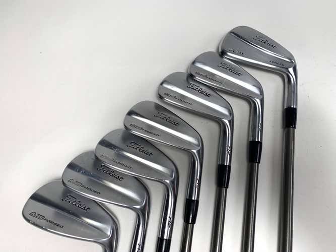 Titleist 712 MB Iron Set 4-PW AeroTech SteelFiber i110cw Extra Stiff Graphite RH