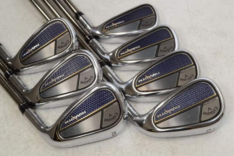 Callaway Paradym 6-PW,AW,52* Iron Set Right Senior Flex RCH Graphite #179063