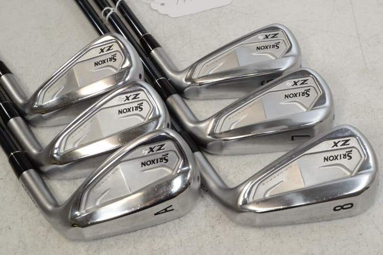 Srixon ZX4 MK II 6-PW,AW Iron Set RH Regular Flex Recoil Dart Graphite  #178999