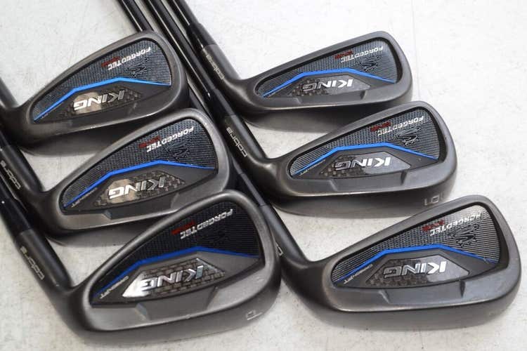 Cobra King Forged Tec Black One Length 2018 5-PW Iron Set Regular Steel # 178981