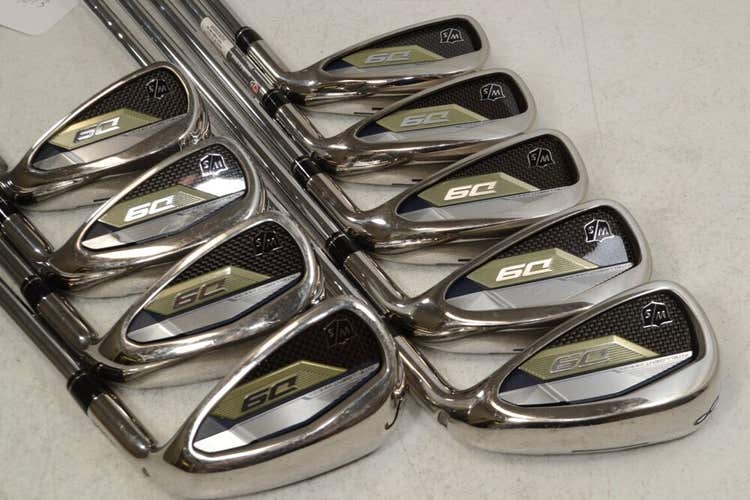 Wilson Staff D9 4-PW,GW,SW Iron Set Right Regular Flex KBS MAX Steel # 179013