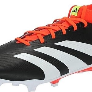 Adidas IG7772 Predator League Sock FG Soccer Cleat Black White Red US 9.5 W 10.5