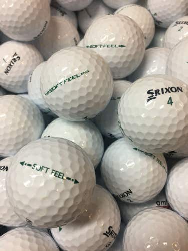 White Srixon Soft Feel      36 Near Mint AAAA Used Golf Balls