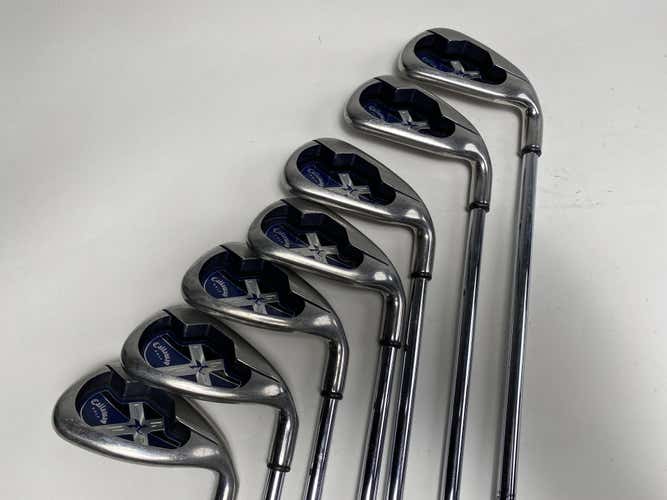 Callaway X-18 Iron Set 4-PW Uniflex Steel Mens RH