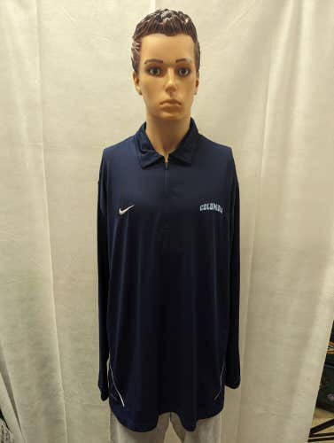 Columbia Lions Nike 1/4 Zip Pullover Jacket XL