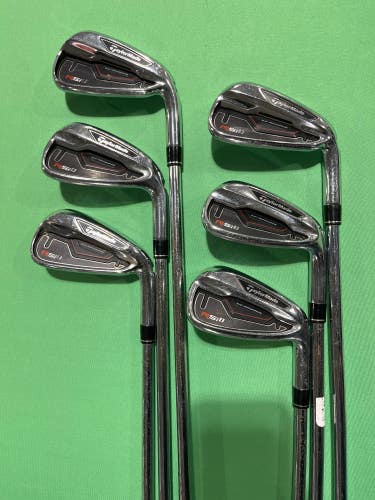 Used Men's TaylorMade RSi 1 Iron Set Right Handed Stiff Flex Steel Shaft