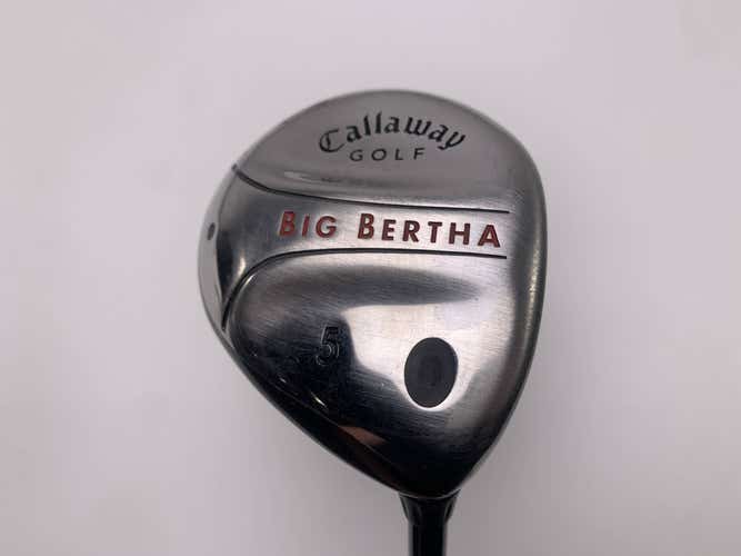 Callaway 2004 Big Bertha 5 Fairway Wood 18* RCH 75w Regular Graphite Mens RH