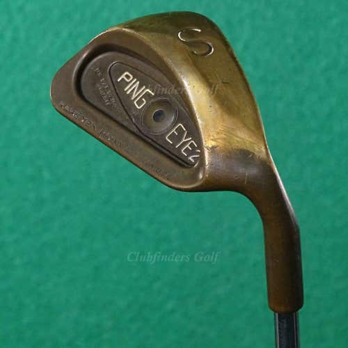 Ping Eye 2 BeCu Copper Black Dot SW Sand Wedge Karsten ZZ-Lite Steel Stiff