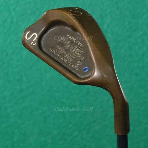 Ping Zing 2 BeCu Copper Blue Dot 54.5 Sand Wedge G-Loomis GL382 Graphite Stiff