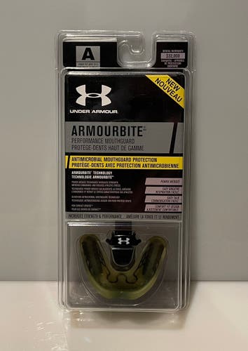 New Under Armour UA Armourbite Antimicrobial Strap/Strapless Mouthguard Football Hockey