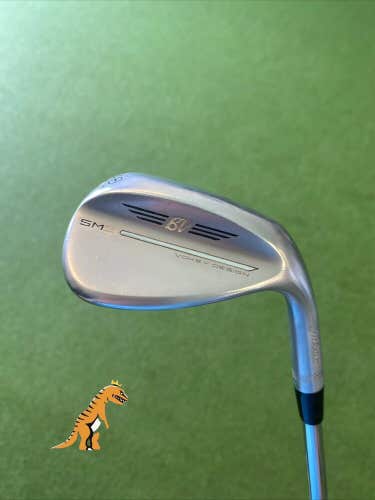 Used RH Titleist Vokey SM9 58.08* Lob Wedge Steel Wedge Flex