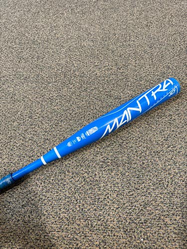 Blue Used Rawlings Mantra Bat (-10) Composite 22 oz 32"