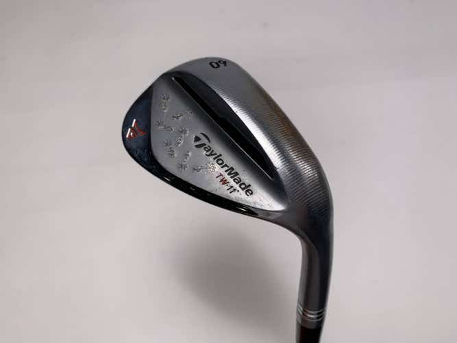 TaylorMade Milled Grind 2 Chrome Lob Wedge 60* 11 TW DG S400 Tour Issue Stiff RH