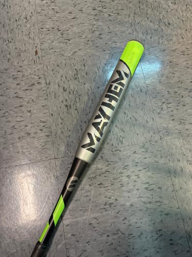 Gray Used Miken Bat (-8) Hybrid 26 oz 34"