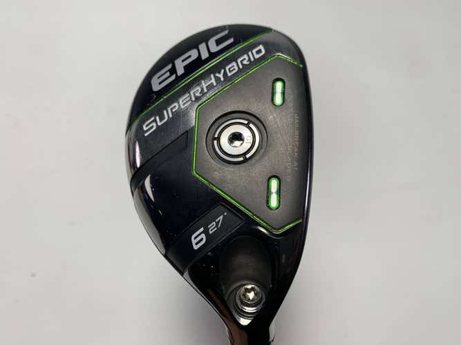 Callaway EPIC Super 6 Hybrid 27* AeroTech Steelfiber fc65 F2 Senior Graphite RH