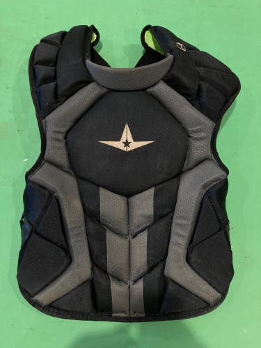 Black Used Adult All Star System 7 Catcher's Chest Protector