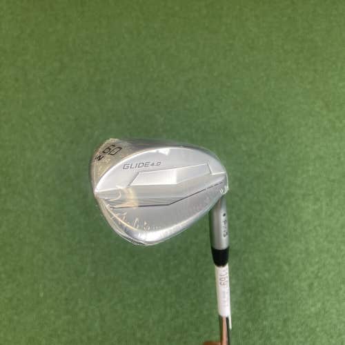 Brand New Ping Glide 4.0 Lob Wedge 60.W.14 Black Dot ZZ-115 Steel Shaft