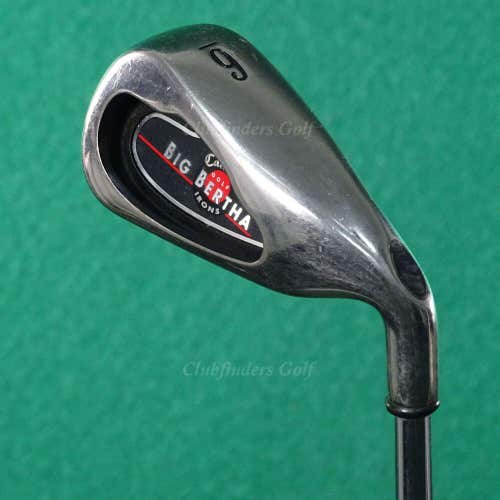 Callaway Big Bertha 2004 Single 6 Iron Factory Constant Weight Steel Uniflex