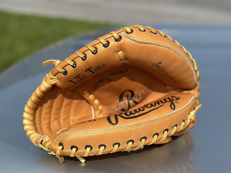 NWOT VINTAGE RAWLINGS MARK OF A PRO RHT CATCHERS MITT VERY RARE