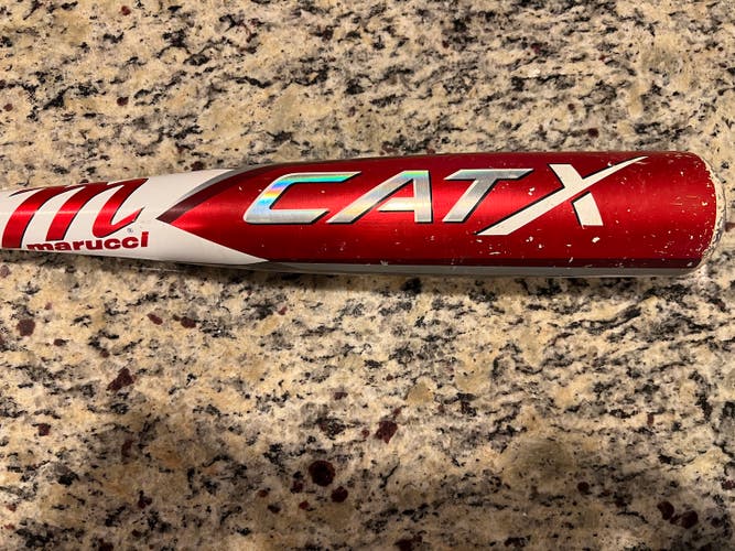 Used 2023 Marucci CAT X USSSA Certified Bat (-8) Alloy 22 oz 30"