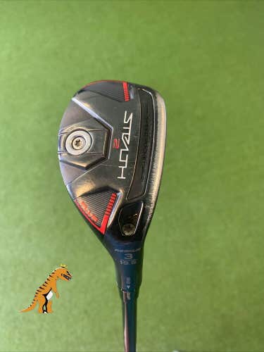 Used RH TaylorMade Stealth 2 Plus 3 Hybrid 19.5* Kai’li 95 Graphite Extra Stiff