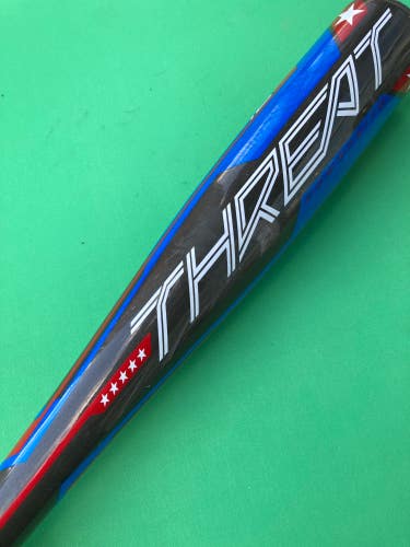 Used Kid Pitch (9YO-13YO) Rawlings Threat Bat USABat Certified (-12) Composite 16 oz 28"