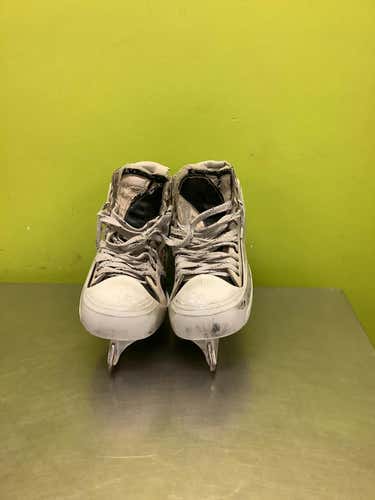 Used Bauer Flo Fit Senior 12 Goalie Skates