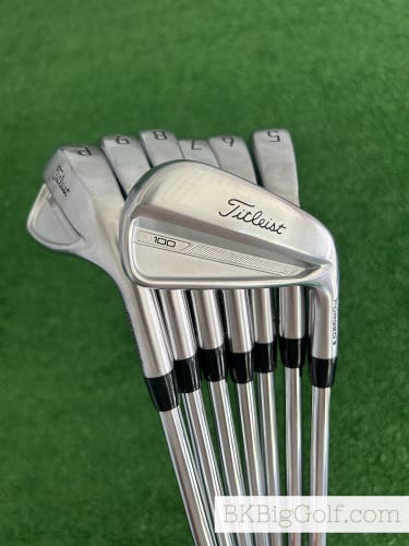 Titleist T100 Forged 2024 Iron Set 4-P / True Temper AMT White Stiff