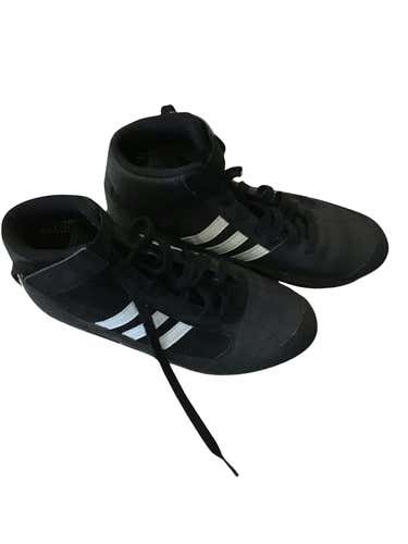 Used Adidas Junior 04.5 Wrestling Shoes