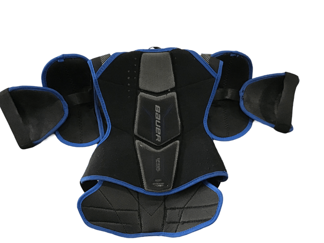 Used Bauer Ms-1 Lg Hockey Shoulder Pads