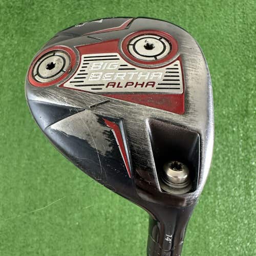 Callaway Big Bertha Alpha 14 Degree Fairway Wood Speeder 661 Stiff Flex RH 43”