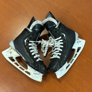 #15 Simon Ryfors Used Senior Bauer Vapor Hyperlite Hockey Skates Regular Width Pro Stock Size 7