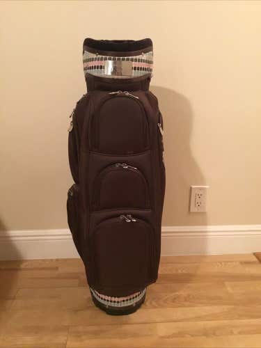 Keri Golf Ladies Cart Bag with 14-way Dividers & Rain Cover