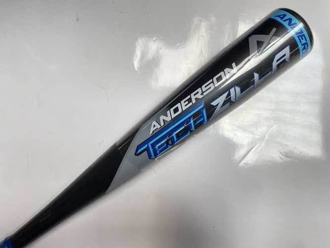 Used Anderson Techzilla 2022 013036 28" -10 Drop Usssa 2 3 4 Barrel Bats