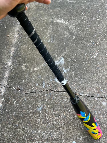 Used 2023 DeMarini Zoa Glitch Bat USSSA Certified (-10) Composite 20 oz 30" BB2 S8