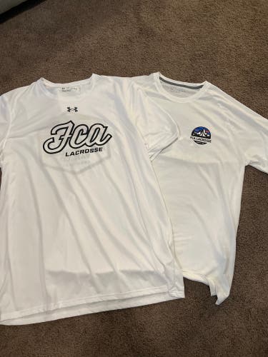 FCA Lacrosse Under Armour Shooting Shirts NWOT