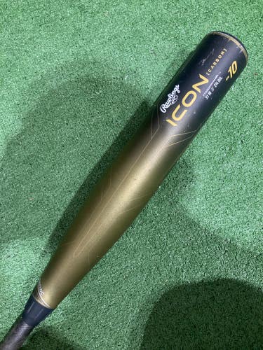 Used Kid Pitch (9YO-13YO) 2023 Rawlings Icon Bat USSSA Certified (-10) Composite 21 oz 31"