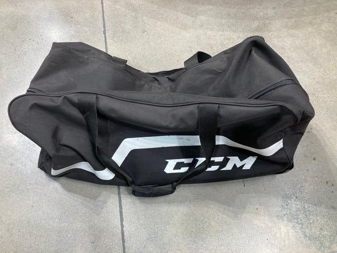 Used Black CCM Wheeled Hockey Bag