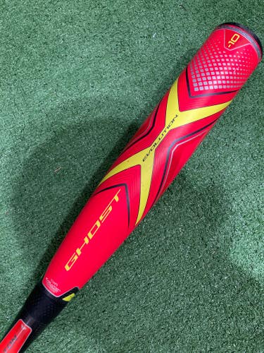 Used Kid Pitch (9YO-13YO) 2019 Easton Ghost X Evolution Bat USABat Certified (-10) Composite 20 oz 3