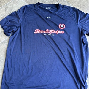 Stars and Stripes Lacrosse Navy Tee shirt - xxl