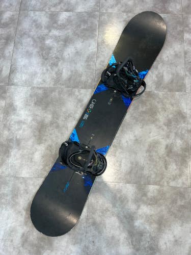 Used Men's 159cm Burton Custom X Snowboard with Bindings