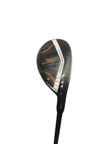 Used Callaway X2 Hot 2 Hybrid Regular Flex Graphite Shaft Hybrid Clubs