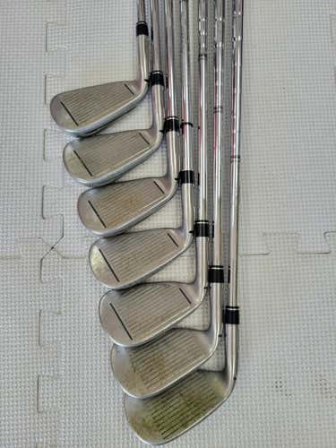 Used Taylormade M1 Iron Set 4i-pw Stiff Flex Steel Shaft Iron Sets