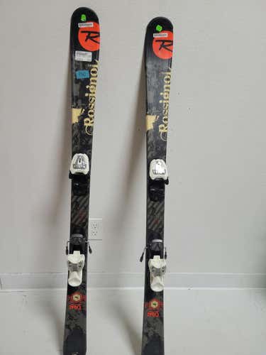 Used Rossignol S65 W 4.5 Bindings 130 Cm Boys' Downhill Ski Combo