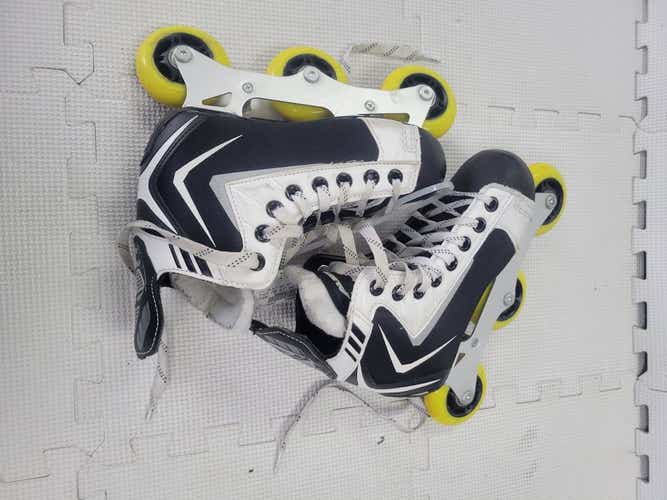 Used Alkali Rpd Lite Adj 11y-1 Adjustable Roller Hockey Skates