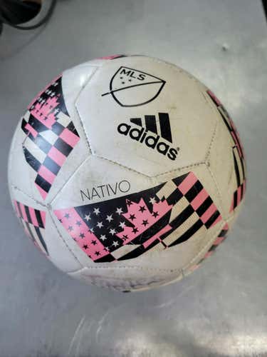 Used Adidas Nativo Soccer Ball 4 Soccer Balls