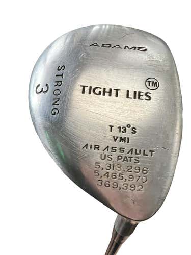 Used Adams Tight Lies 3 Wood Regular Flex Graphite Shaft Fairway Woods