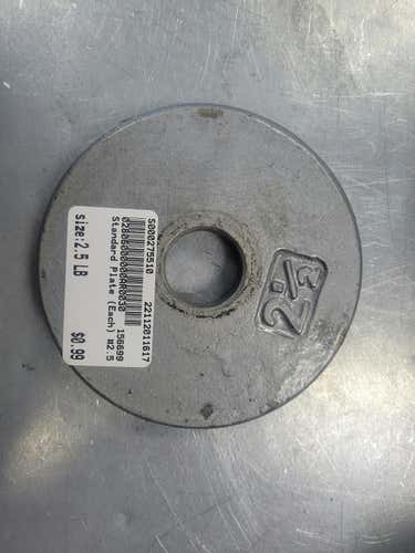 Used 2.5 Lb Standard Plate Sets