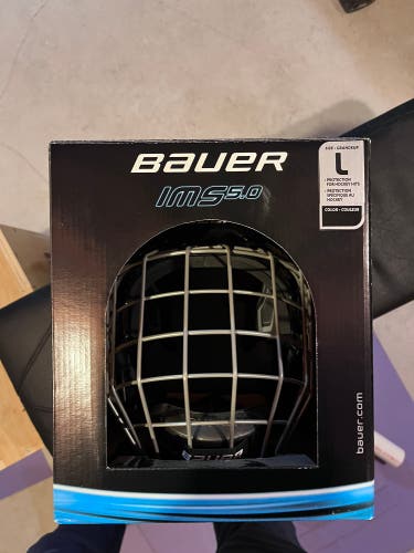 New In Box Bauer IMS 5.0 With Cage Large Black